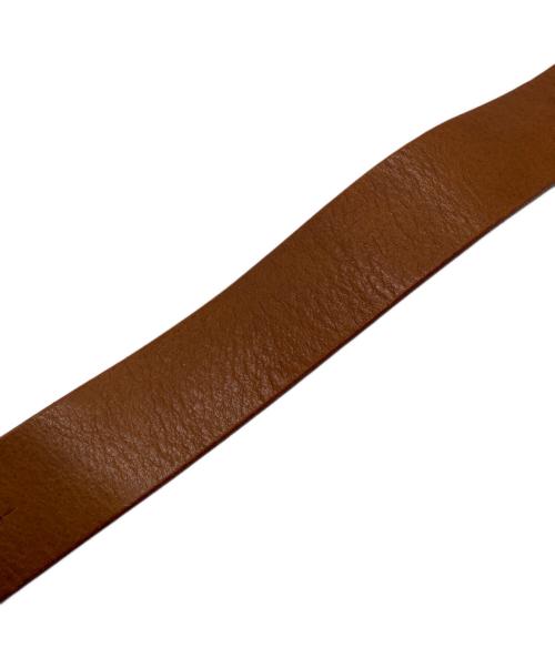 45R（フォーティファイブ・アール）45R (フォーティファイブ・アール) ナバッコバックルベルト ブラウンの古着・服飾アイテム