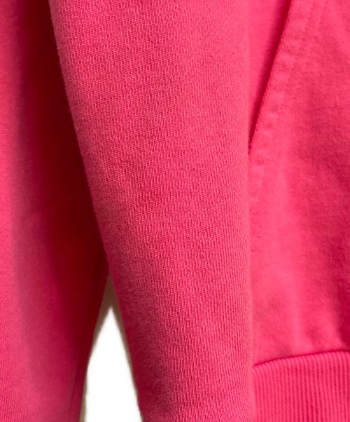 CELINE（セリーヌ）CELINE (セリーヌ) コットンパーカーフードロゴ ピンク サイズ:Lの古着・服飾アイテム