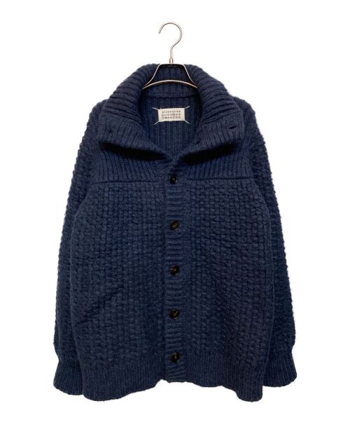 Maison Margiela（メゾンマルジェラ）Maison Margiela (メゾンマルジェラ) アルパカ混ハイネックカーディガン ネイビー サイズ:Sの古着・服飾アイテム