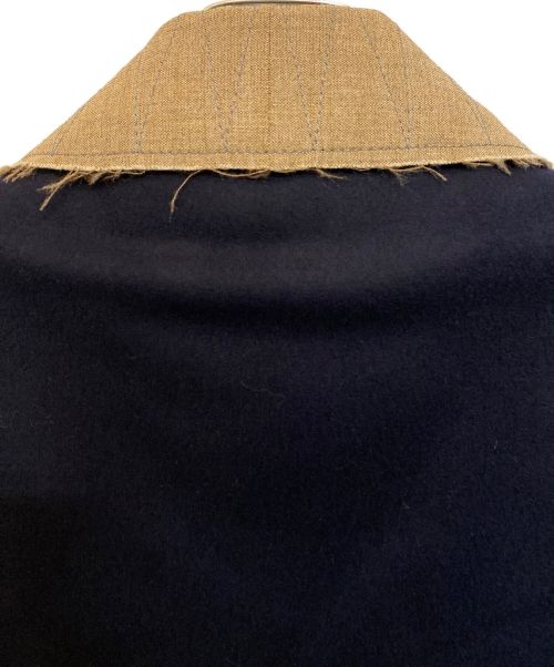 Maison Margiela（メゾンマルジェラ）Maison Margiela (メゾンマルジェラ) ステッチウールジャケット ネイビー サイズ:46の古着・服飾アイテム