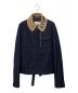 Maison Margiela（メゾンマルジェラ）の古着「ステッチウールジャケット」｜ネイビー
