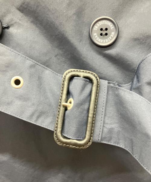 Traditional Weatherwear（トラディショナルウェザーウェア）Traditional Weatherwear (トラディショナルウェザーウェア) トレンチコート ネイビー サイズ:36の古着・服飾アイテム