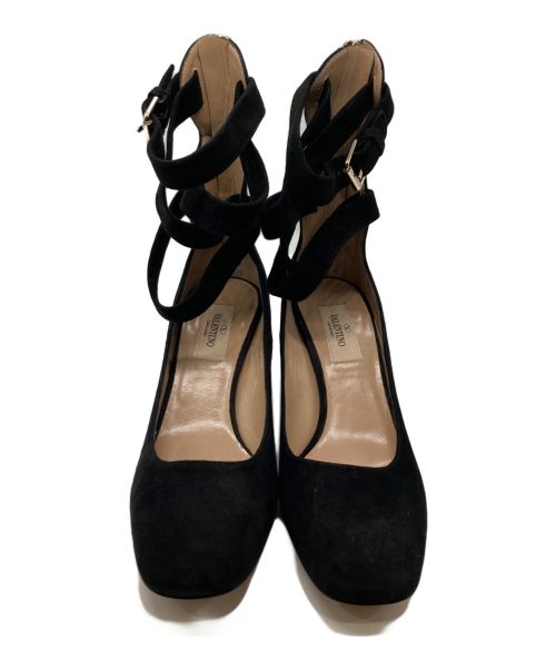 VALENTINO GARAVANI（ヴァレンティノ・ガラヴァーニ）VALENTINO GARAVANI (ヴァレンティノ・ガラヴァーニ) ストラップパンプス ブラック サイズ:37の古着・服飾アイテム