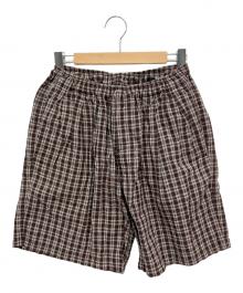 COMFORTABLE REASON（コンフォータブルリーズン）の古着「ハーフパンツ」｜ブラウン