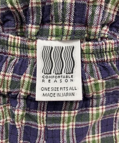 COMFORTABLE REASON（コンフォータブルリーズン）COMFORTABLE REASON (コンフォータブルリーズン) ハーフパンツ パープル サイズ:不明の古着・服飾アイテム