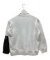 N°21 (ヌメロヴェントゥーノ) クルーネックスウェット ホワイト サイズ:38：4480円