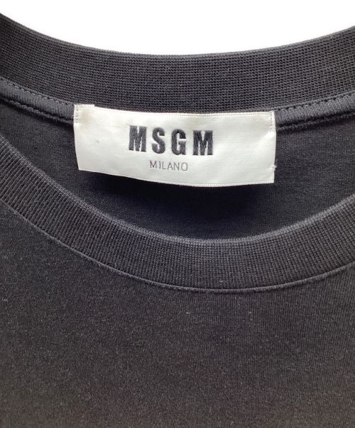 MSGM（エムエスジーエム）MSGM (エムエスジーエム) T-Shirt Dress ブラック サイズ:Sの古着・服飾アイテム