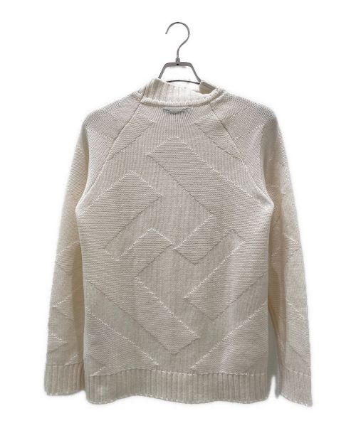 FENDI（フェンディ）FENDI (フェンディ) カシミヤハイネックニット ホワイト サイズ:46の古着・服飾アイテム