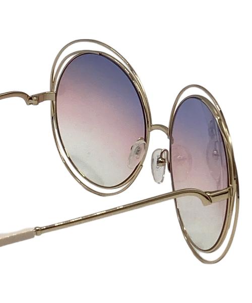 Chloe（クロエ）Chloe (クロエ) サングラス ゴールドの古着・服飾アイテム