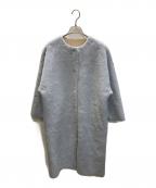 HER LIP TOハーリップトゥ）の古着「Faux Fur Reversible Coat」｜ライトブルー