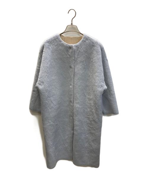 HER LIP TO（ハーリップトゥ）HER LIP TO (ハーリップトゥ) Faux Fur Reversible Coat ライトブルー サイズ:SIZE Mの古着・服飾アイテム