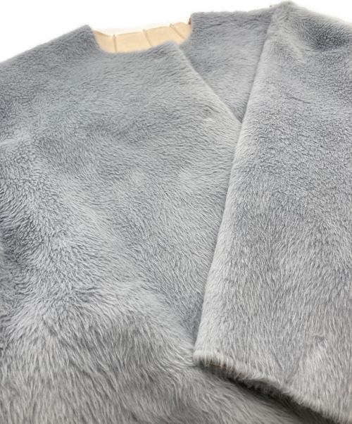 HER LIP TO（ハーリップトゥ）HER LIP TO (ハーリップトゥ) Faux Fur Reversible Coat ライトブルー サイズ:SIZE Mの古着・服飾アイテム