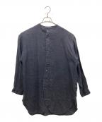 Vlas Blommeヴラスブラム）の古着「チュニックシャツ」｜ネイビー