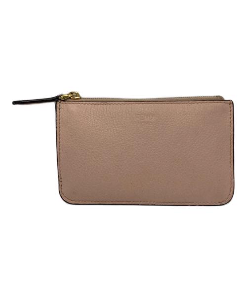 FENDI（フェンディ）FENDI (フェンディ) カードケース ピンクの古着・服飾アイテム