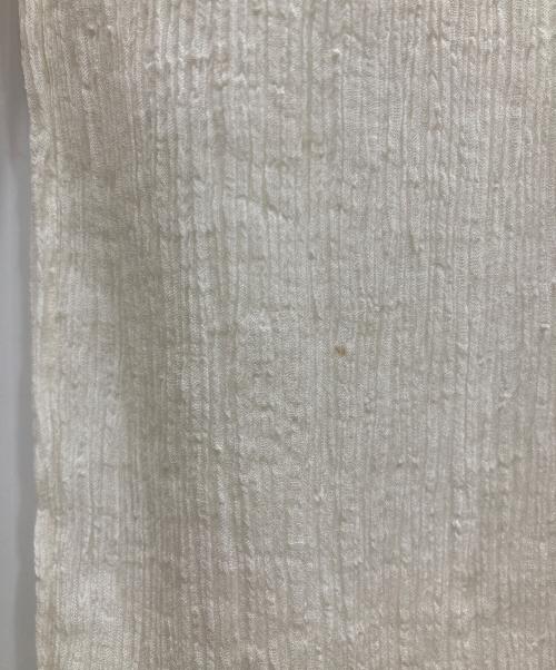 Chloe（クロエ）Chloe (クロエ) シルクブレンドピンタックブラウス ICONIC MILK サイズ:38の古着・服飾アイテム