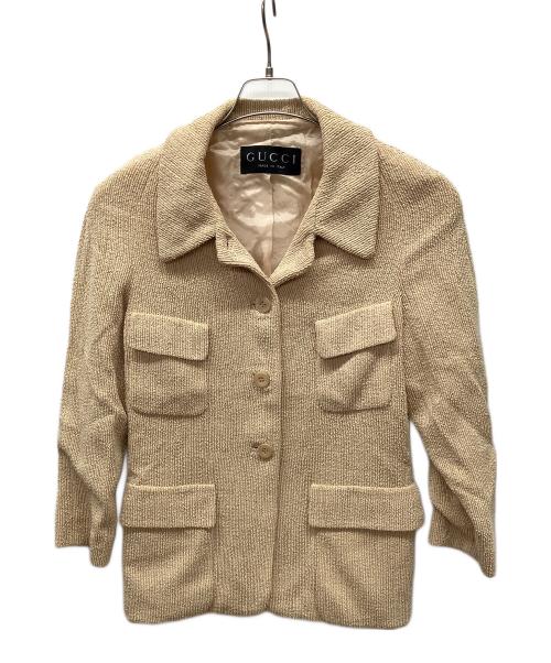 GUCCI（グッチ）GUCCI (グッチ) セットアップスーツ ベージュ サイズ:42の古着・服飾アイテム