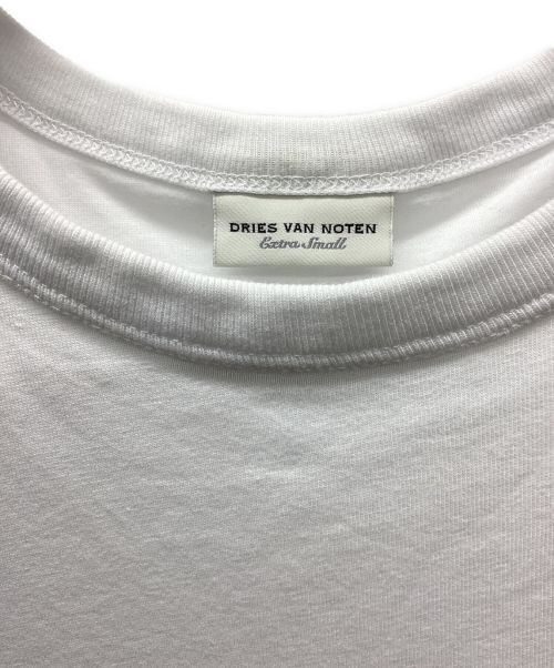 DRIES VAN NOTEN（ドリスヴァンノッテン）DRIES VAN NOTEN (ドリスヴァンノッテン) ノースリーブワンピース ホワイト サイズ:XSの古着・服飾アイテム