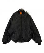 BALENCIAGA×adidasバレンシアガ×アディダス）の古着「SIDE LINE BOMBER JACKET」｜ブラック