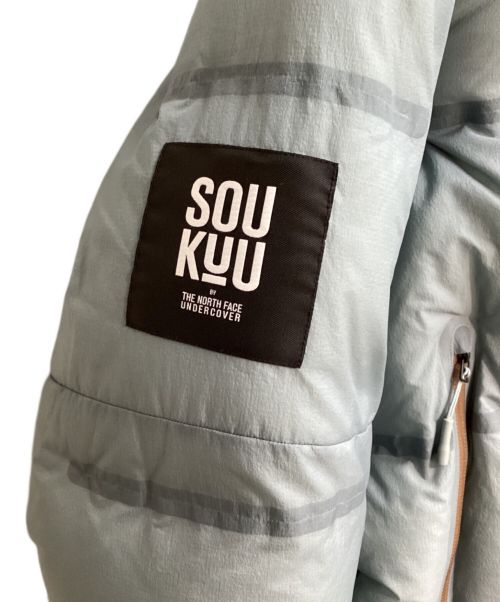 THE NORTH FACE（ザ ノース フェイス）THE NORTH FACE (ザ ノース フェイス) UNDERCOVER (アンダーカバー) SOUKUU Cloud Down Nupste（ソウクウ クラウドダウンヌプシ） ブルー サイズ:XLの古着・服飾アイテム