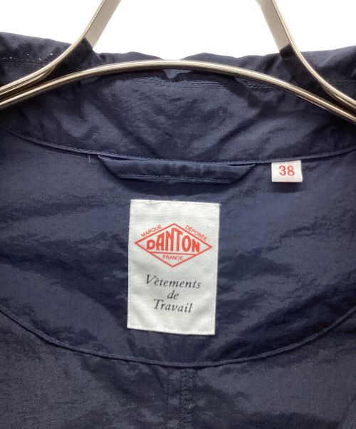 DANTON（ダントン）DANTON (ダントン) ナイロンタフタ ステンカラーコート ネイビー サイズ:38の古着・服飾アイテム