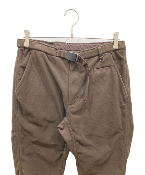 GRAMICCI（グラミチ）GRAMICCI (グラミチ) nonnative (ノンネイティブ) UNDERCOVER (アンダーカバー) CLIMBER EASY PANTS POLY FLEECE POLARTEC ブラウン サイズ:Sの古着・服飾アイテム