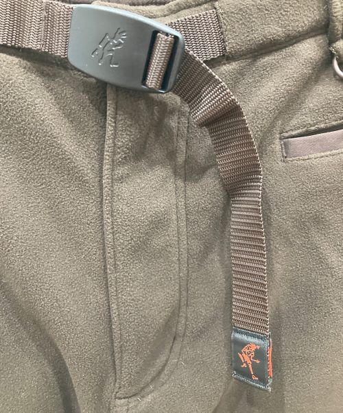 GRAMICCI（グラミチ）GRAMICCI (グラミチ) nonnative (ノンネイティブ) UNDERCOVER (アンダーカバー) CLIMBER EASY PANTS POLY FLEECE POLARTEC ブラウン サイズ:Sの古着・服飾アイテム