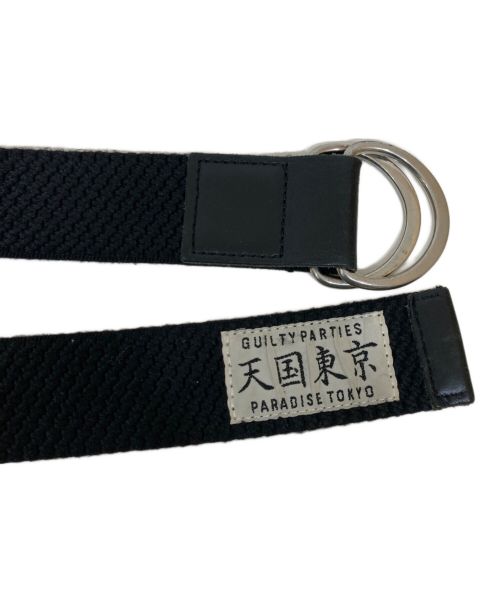WACKO MARIA（ワコマリア）WACKO MARIA (ワコマリア) RUBBER RING BELT　ラバーリングベルト ブラックの古着・服飾アイテム
