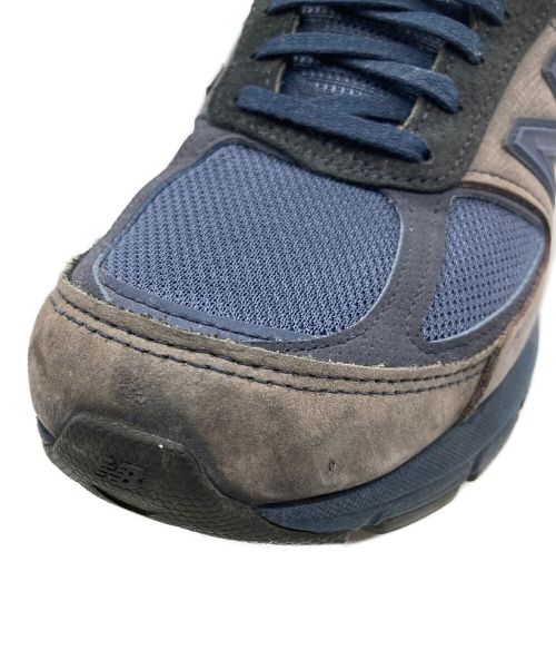 NEW BALANCE（ニューバランス）NEW BALANCE (ニューバランス) Engineered Garments (エンジニアド ガーメンツ) M990EGN5 ネイビー×グレー サイズ:US9.5の古着・服飾アイテム