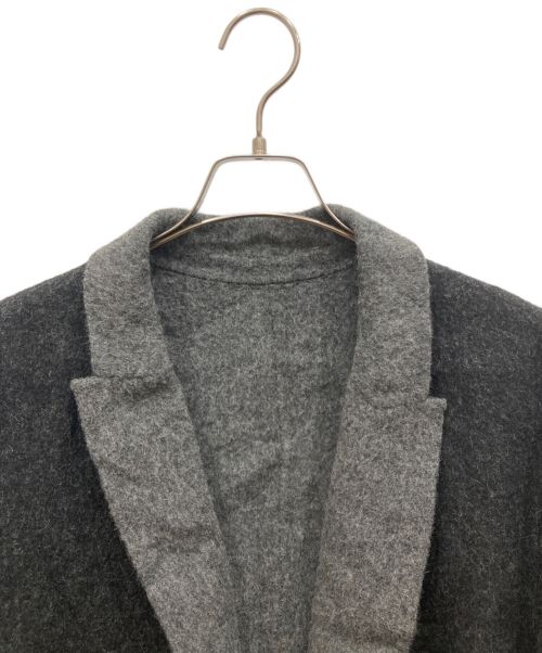 THE INOUE BROTHERS（イノウエブラザーズ）THE INOUE BROTHERS (イノウエブラザーズ) アルパカダブルフェイスコート グレー サイズ:2の古着・服飾アイテム