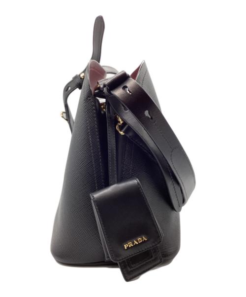 PRADA（プラダ）PRADA (プラダ) マチネショルダーバッグ ブラックの古着・服飾アイテム
