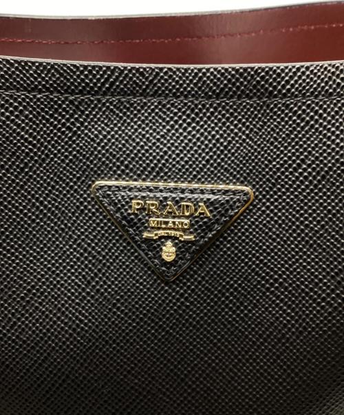 PRADA（プラダ）PRADA (プラダ) マチネショルダーバッグ ブラックの古着・服飾アイテム