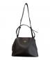 PRADA (プラダ) マチネショルダーバッグ ブラック：85000円