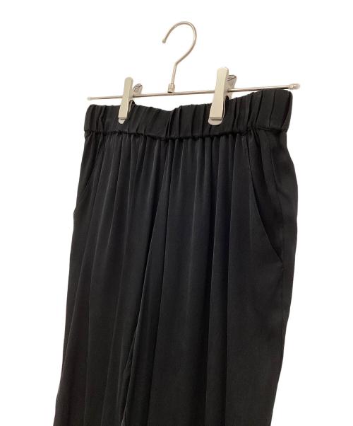 MUSE de Deuxieme Classe（ミューズ ドゥーズィエム クラス）MUSE de Deuxieme Classe (ミューズ ドゥーズィエム クラス) シルクサテンパンツ ブラック サイズ:36の古着・服飾アイテム