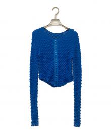 MAISON SPECIAL（メゾンスペシャル）の古着「2WAY Togetoge Knit Tops」｜ブルー