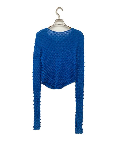 MAISON SPECIAL（メゾンスペシャル）MAISON SPECIAL (メゾンスペシャル) 2WAY Togetoge Knit Tops ブルー サイズ:FREEの古着・服飾アイテム