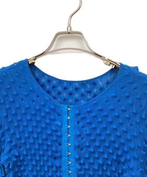 MAISON SPECIAL（メゾンスペシャル）MAISON SPECIAL (メゾンスペシャル) 2WAY Togetoge Knit Tops ブルー サイズ:FREEの古着・服飾アイテム