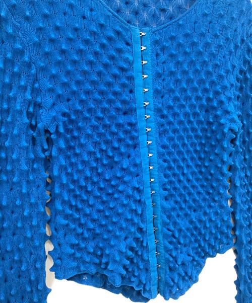 MAISON SPECIAL（メゾンスペシャル）MAISON SPECIAL (メゾンスペシャル) 2WAY Togetoge Knit Tops ブルー サイズ:FREEの古着・服飾アイテム