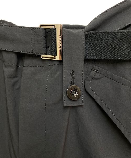 sacai（サカイ）sacai (サカイ) 23AW Matte Taffeta Pants ブラック サイズ:2の古着・服飾アイテム