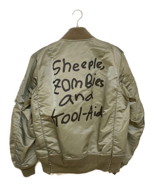 sacai（サカイ）sacai (サカイ) MADSAKI (マサキ) 22AW Nylon Twill Blouson オリーブ サイズ:2の古着・服飾アイテム