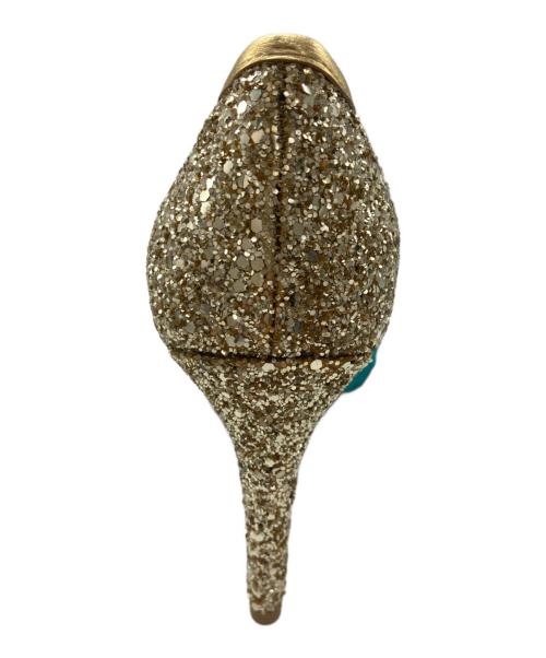 DIANA（ダイアナ）DIANA (ダイアナ) DISNEY (ディズニー) ヒールパンプス グリーン サイズ:23.5の古着・服飾アイテム