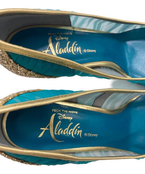 DIANA（ダイアナ）DIANA (ダイアナ) DISNEY (ディズニー) ヒールパンプス グリーン サイズ:23.5の古着・服飾アイテム