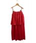 MYLAN（マイラン）の古着「シルクロングスカート/キャミソールセットアップ」｜レッド
