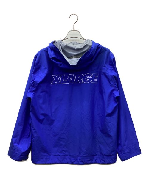 X-LARGE（エクストララージ）X-LARGE (エクストララージ) LOGO 3LAYER JACKET ブルー サイズ:Mの古着・服飾アイテム