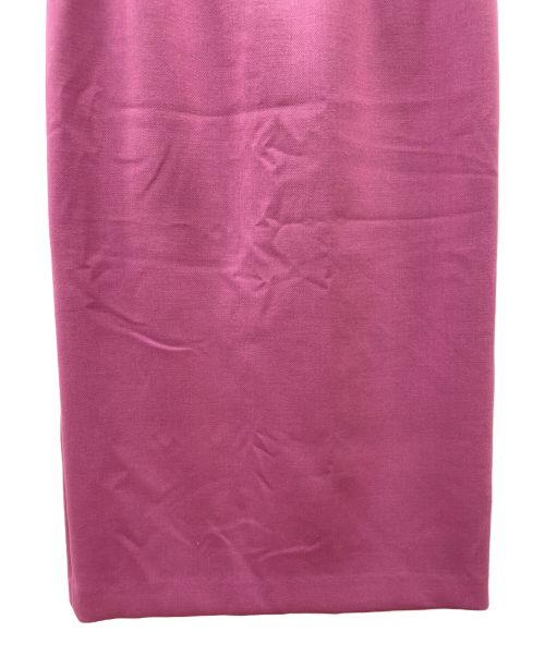 M-PREMIER（エムプルミエ）M-premier (エムプルミエ) ウエストゴムロングタイトスカート パープル サイズ:34の古着・服飾アイテム