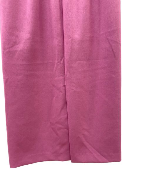 M-PREMIER（エムプルミエ）M-premier (エムプルミエ) ウエストゴムロングタイトスカート パープル サイズ:34の古着・服飾アイテム