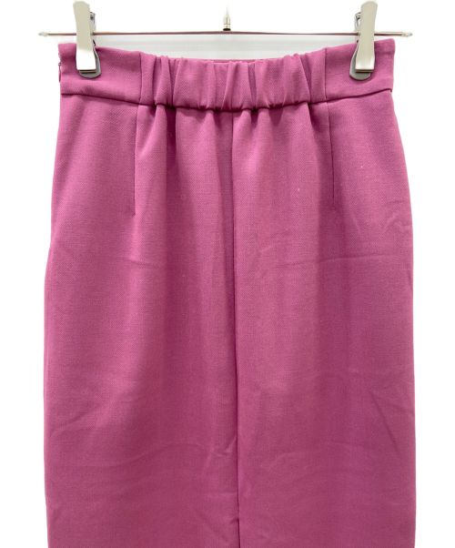 M-PREMIER（エムプルミエ）M-premier (エムプルミエ) ウエストゴムロングタイトスカート パープル サイズ:34の古着・服飾アイテム