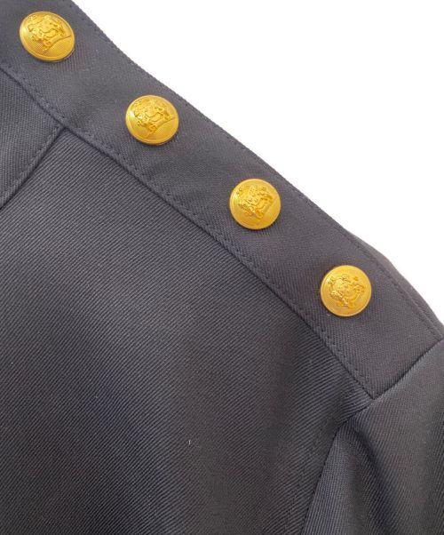 CELINE（セリーヌ）CELINE (セリーヌ) ハイネックボタンドレス ブラック サイズ:42の古着・服飾アイテム