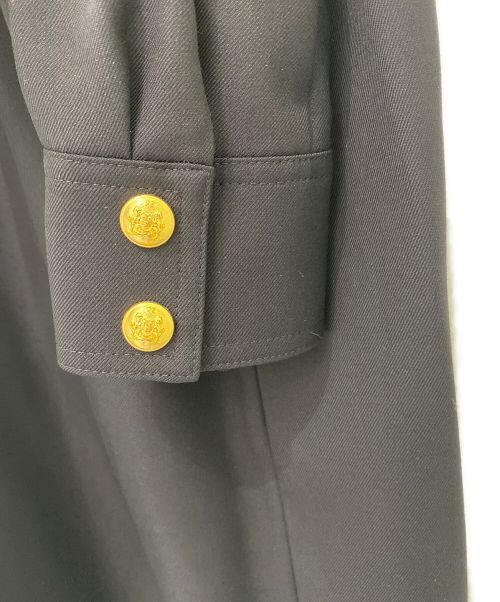 CELINE（セリーヌ）CELINE (セリーヌ) ハイネックボタンドレス ブラック サイズ:42の古着・服飾アイテム