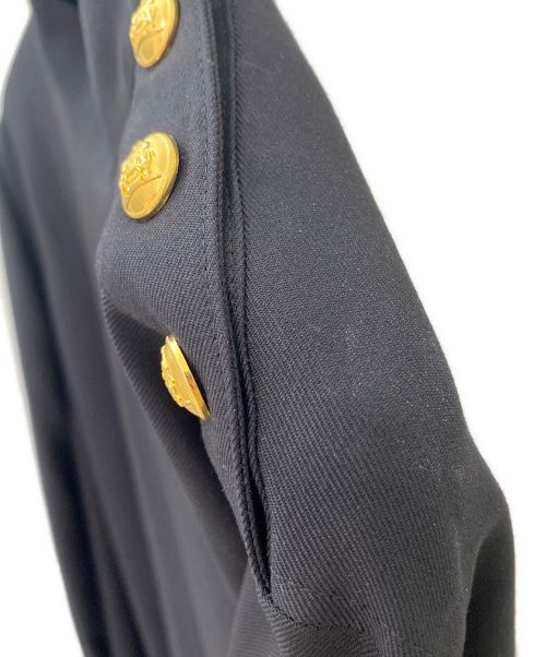 CELINE（セリーヌ）CELINE (セリーヌ) ハイネックボタンドレス ブラック サイズ:42の古着・服飾アイテム