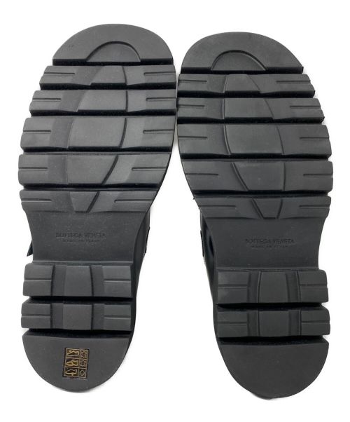 BOTTEGA VENETA（ボッテガベネタ）BOTTEGA VENETA (ボッテガベネタ) 23AW ブラッシュレザー メアリージェーン フラットシューズ ブラック サイズ:38の古着・服飾アイテム